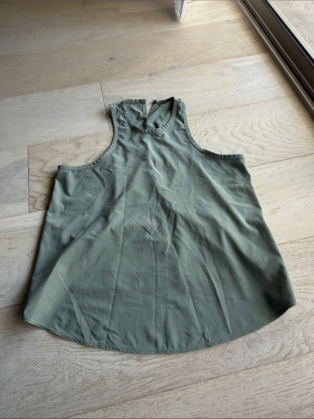 Vuori Olive Green Racerback Tank Top